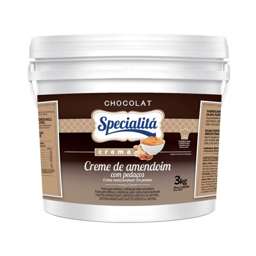 SPECIALITÁ CREME DE AMENDOIM COM PEDAÇOS 3 KG