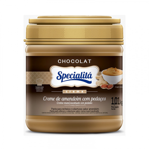 SPECIALITÁ CREME AMENDOIM COM PEDAÇOS 1,01K
