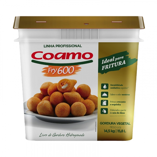 GORDURA FRITURA COAMO FRY 600 BD 14,5 KG
