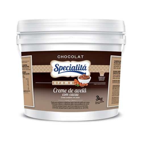 SPECIALITÁ CREME DE AVELÃ COM CACAU 3 KG