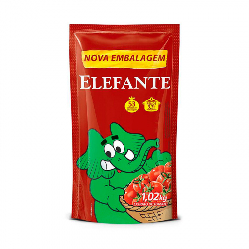 EXTRATO DE TOMATE ELEFANTE POUCH 1,02 KG