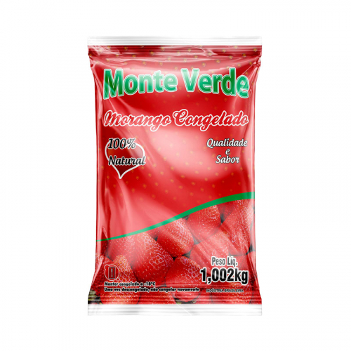 FRUTA CONGELADA MORANGO MONTE VERDE 1,002 KG