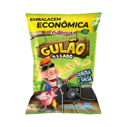 SALGADINHO GULÃO CEBOLA COM SALSA 10x180 GR