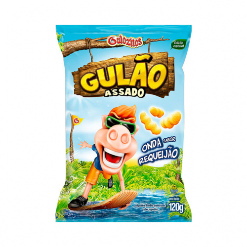 SALGADINHO GULÃO REQUEIJÃO 10x120 GR