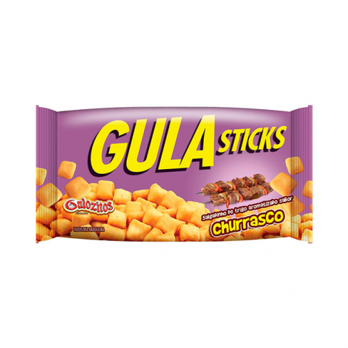 SALGADINHO GULA STICKS CHURRASCO 20x50 GR