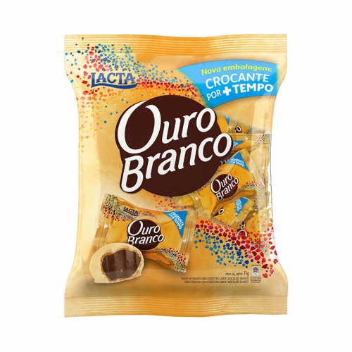 Bombom Lacta Ouro Branco 1kg