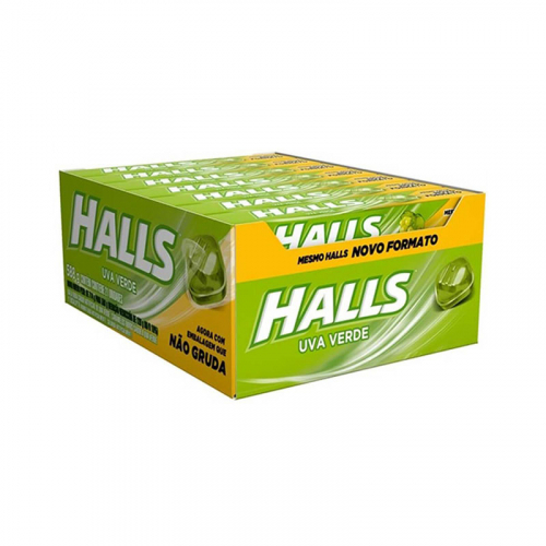 BALA DROPS HALLS UVA VERDE 21 UNIDADES
