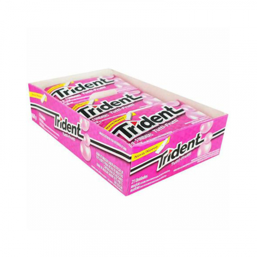 CHICLETE TRIDENT TUTTI FRUTTI 21x40 GR