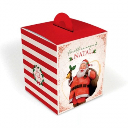 CAIXA PARA PANETONE PAPAI NOEL 350x500 GR 10 UN