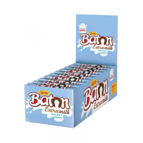 CHOCOLATE BATON EXTRA MILK GAROTO 30x16 GR