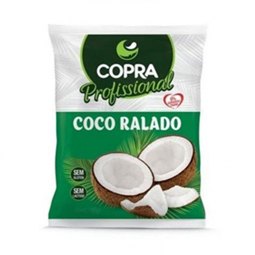 COCO RALADO EM FLOCOS ÚMIDO E ADOÇADO COPRA 5 KG