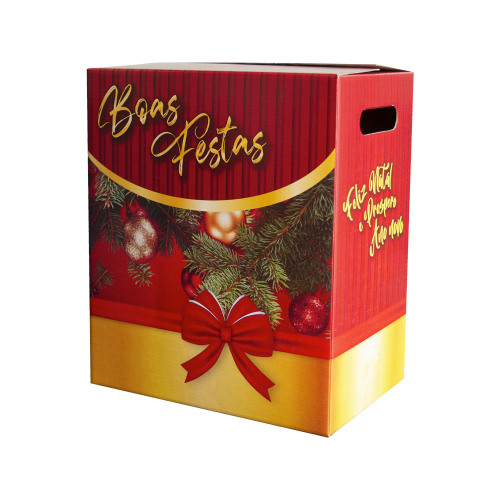 CAIXA P/ CESTA DE NATAL 25 UND