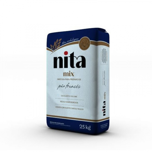 PRÉ MISTURA  PÃO FRANCES NITA MIX PAPEL 25 KG