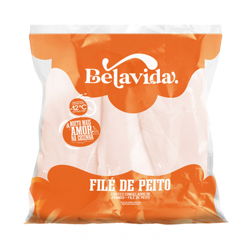 FRANGO FILÉ PEITO BELA VIDA AVIVAR 20/1 KG 
