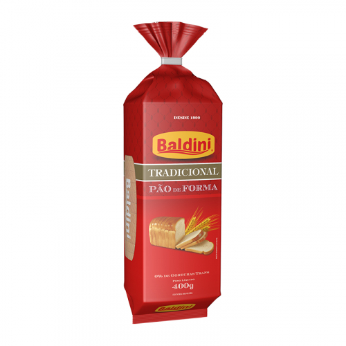 PÃO FORMA LEITE BALDINI 8/400 GR