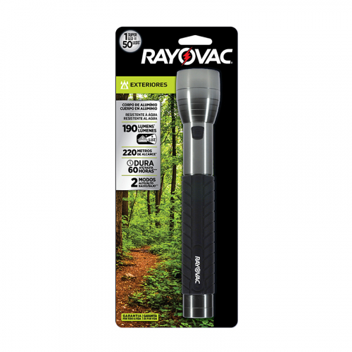 LANTERNA METAL LED RAYOVAC 4 UNIDADE