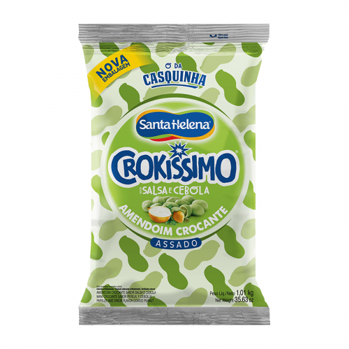 Amendoim Crokíssimo Salsa e Cebola Santa Helena 1,05Kg
