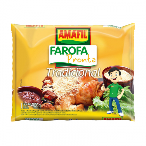 FAROFA PRONTA TRADICIONAL AMAFIL 10/500 GR