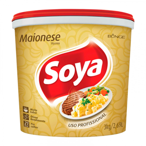 MAIONESE SOYA BALDE 3 KG