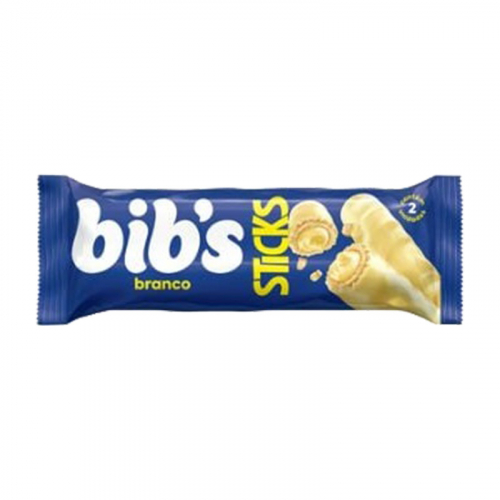 CHOCOLATE BIB´S STICKS BRANCO 16/32 GR
