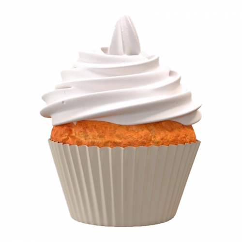 FORMA CUPCAKE BRANCA NATURAL MAGO 45 UNIDADE