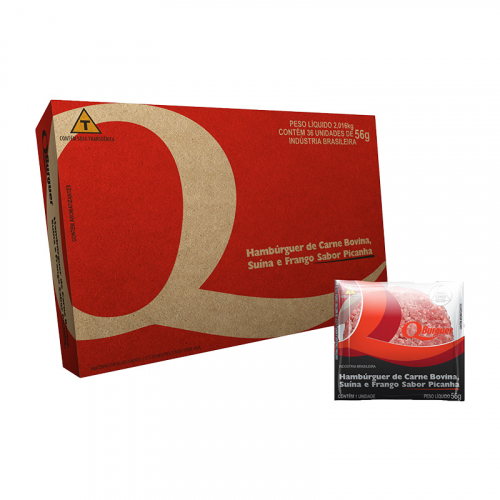 HAMBÚRGUER MISTO PICANHA QBURGUER 36/56G