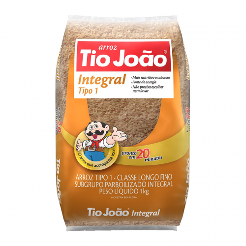ARROZ INTEGRAL PARBOLIZ TIO JOÃO 10/1 KG