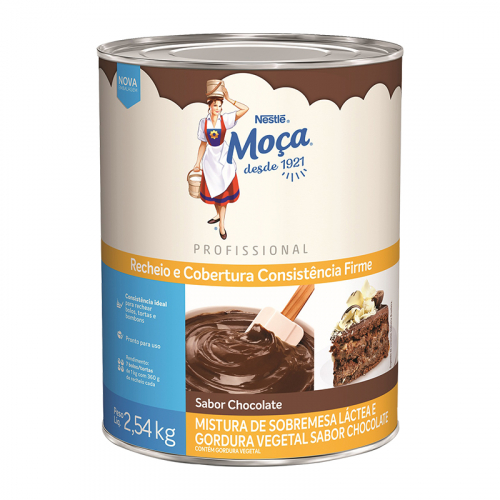 Cobertura e Recheio Chocolate Nestlé 2,540kg