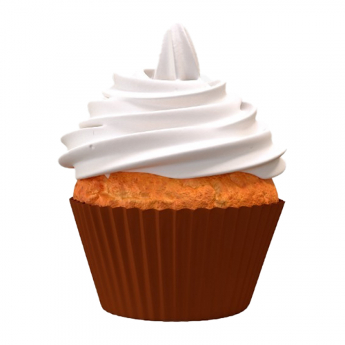 FORMA CUPCAKE MARRON MAGO 45 UNID