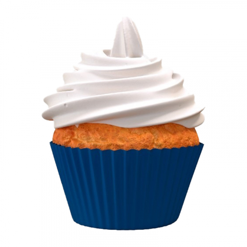 FORMA CUPCAKE AZUL ROYAL MAGO 45 UNID