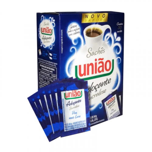 SACHET ADOÇANTE SUCRALOSE UNIÃO 50/6 GR
