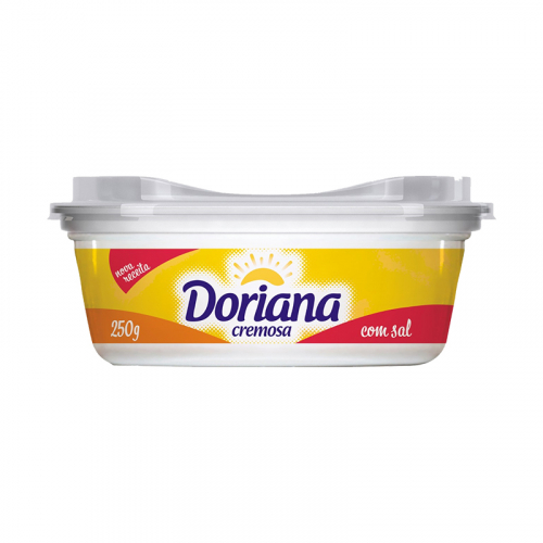 MARGARINA DORIANA COM SAL POTE 24/250 GR