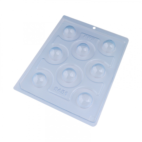 FORMA SILICONE ESFERA CORACÃO BWB 1 UNIDADE
