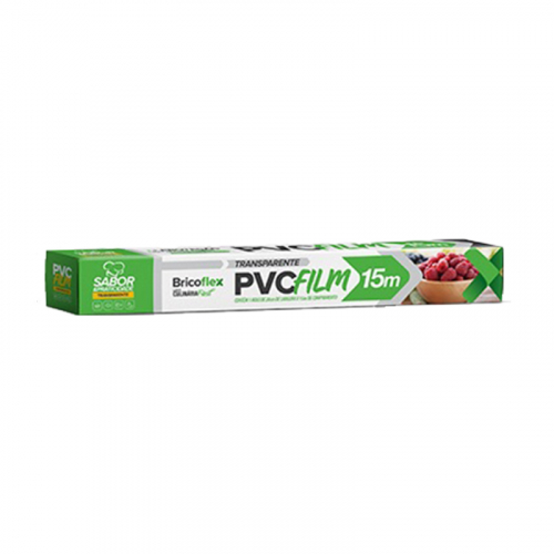 ROLO FILME PVC BRICOFLEX 15 METROS 28 CM