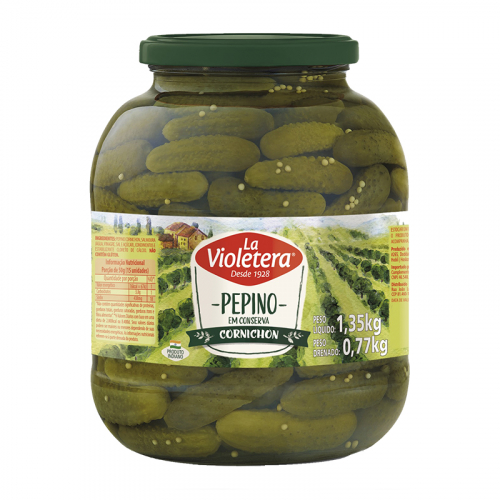 PEPINO EM CONSERVA LA VIOLETERA 1,35 KG