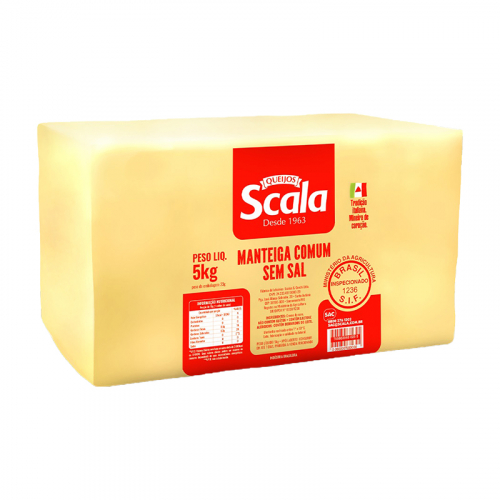 MANTEIGA SEM SAL SCALA BARRA 5 KG