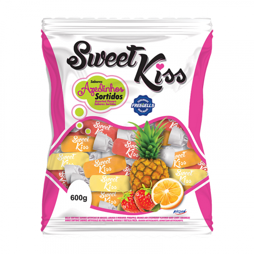 BALA FREEGELLS SWEET KISS SORTIDA 600 GR