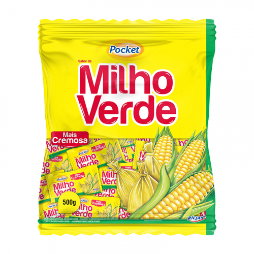 BALA POCKET MILHO VERDE 500 GR