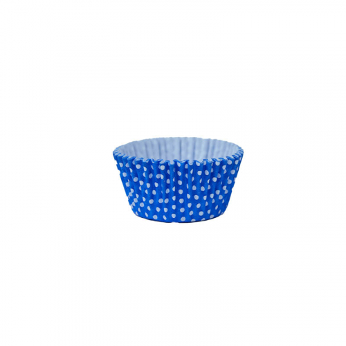 FORMA CUPCAKE POA AZUL ESCURO 100 UNIDADE