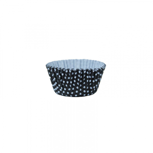 FORMA CUPCAKE POA PRETO 100 UNIDADE