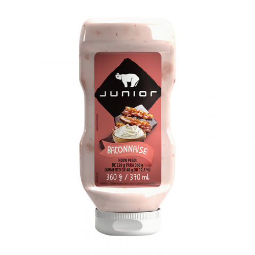 MOLHO BACONNAISE JUNIOR SQUEEZE 360 GR
