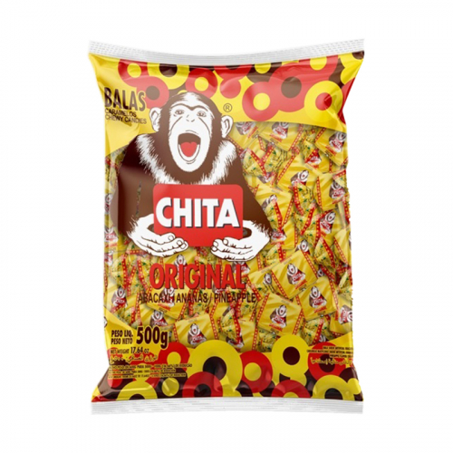 BALA MACIA CHITA ABACAXI 500 GR