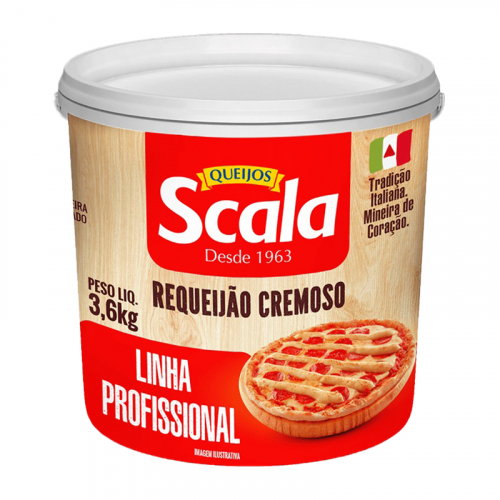 REQUEIJÃO CREMOSO SCALA BALDE 3,6 KG