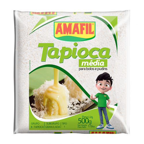 MASSA PARA TAPIOCA MÉDIA AMAFIL 20/500 GR