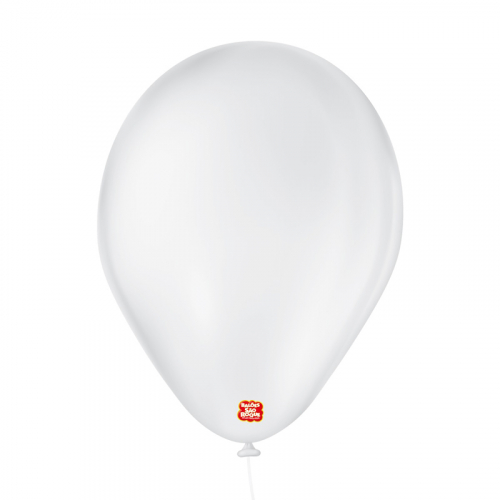 BALÃO LISO SÃO ROQUE 7 BRANCO POLAR 50UNIDADE