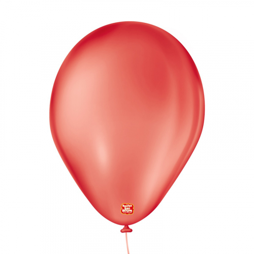 BALÃO LISO SÃO ROQUE 7 VERMELHO 50 UNIDADE