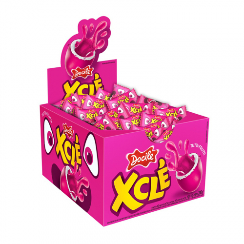CHICLETE XCLÉ TUTTI FRUTT DOCILE 40/5 GR