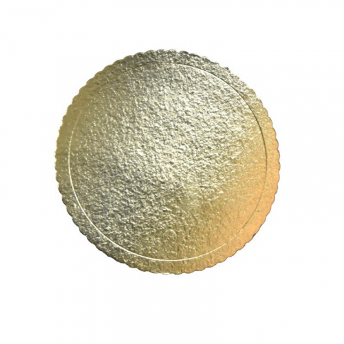 BASE CAKE REDONDO DOURADO 28 CM 10 UNIDADE