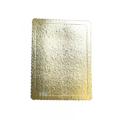BASE CAKE RETANGULAR DOURADO 25/33 10 UNIDADE