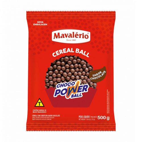 CHOCO POWER BALL AO LEITE 500GR